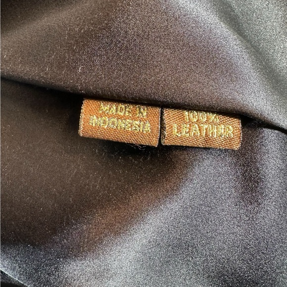 CHESTER Black soft Lambskin/Kid Leather Jacket, wide sleeves, cape illusion - Picture 8 of 12